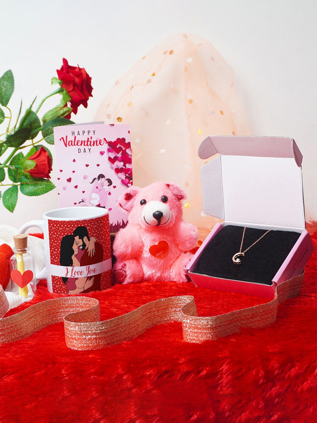 

Crazy Corner 3 Pcs Red & Pink Valentines Gift Set