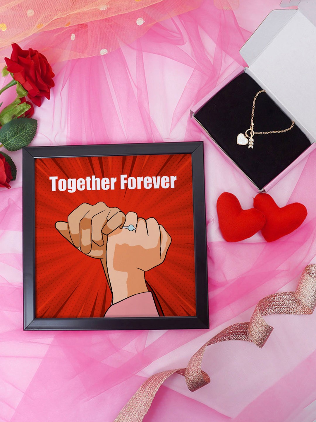 

Crazy Corner 2 Pcs Red & Beige Valentine's Day Gift Set