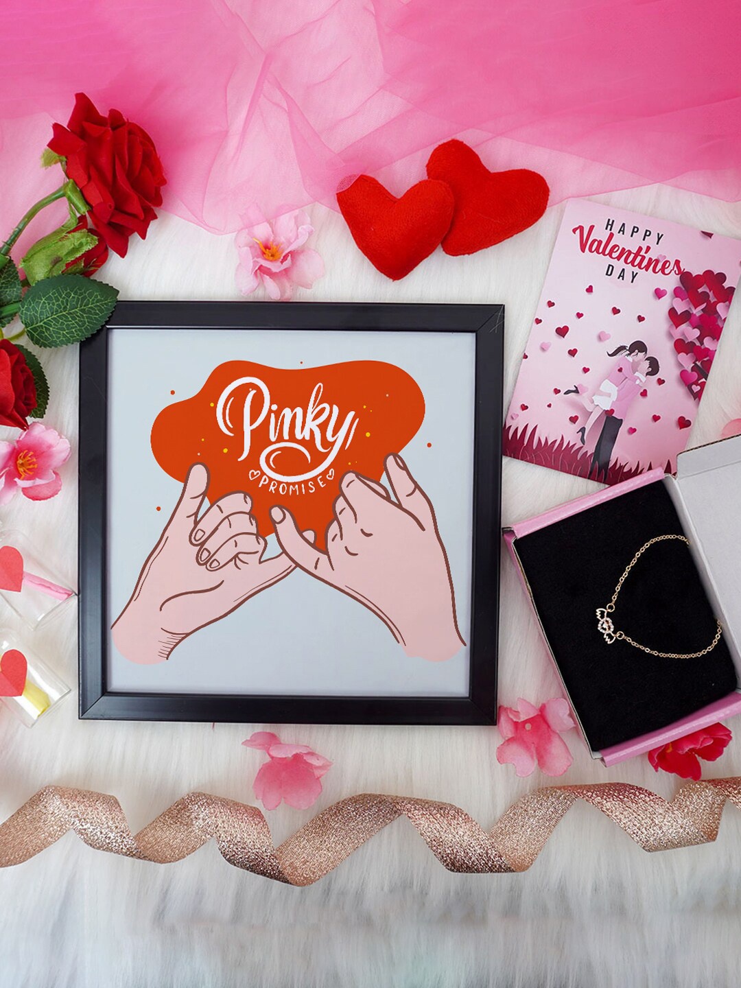 

Crazy Corner 3 Pcs Blue & Pink Printed Valentine's Day Gift Sets
