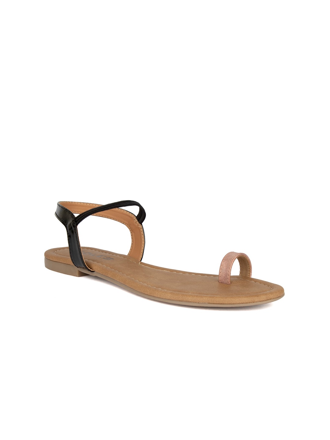 

SOLES Women One Toe Backstrap Flats, Pink
