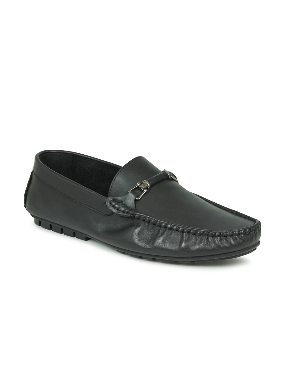 

PRIVO by Inc.5 Men Comfort Insole Leather Loafers, Black