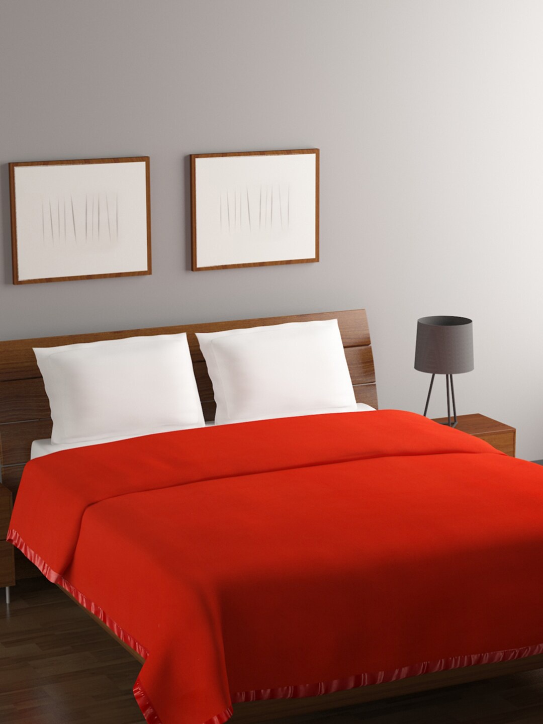 

BOMBAY DYEING Rust Mild Winter 246 GSM Double Bed Blanket