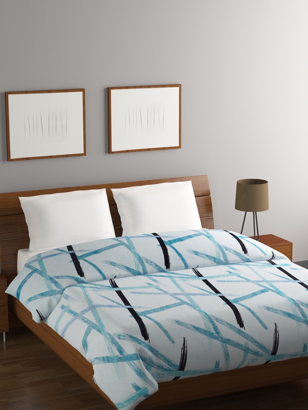 

BOMBAY DYEING White Heavy Winter 300 GSM Double Bed Blanket