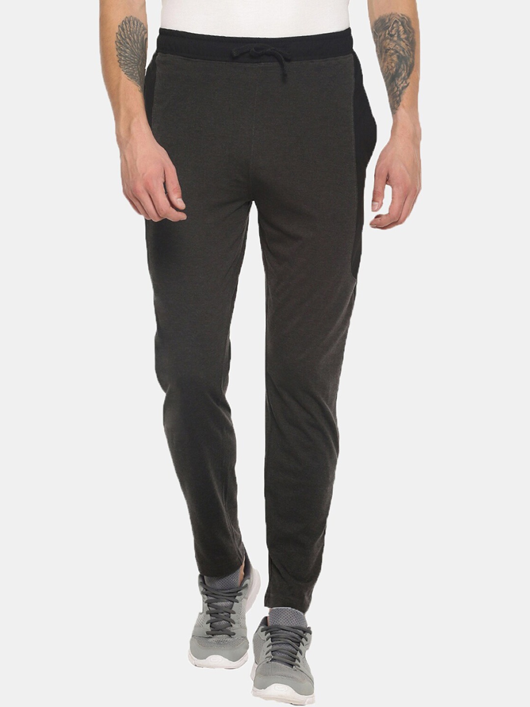 

Dollar Men Cotton Casual Track Pants, Charcoal