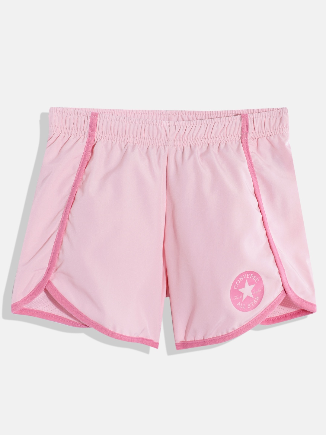 

Converse Girls Chuck Patch Core High Rise Shorts, Pink