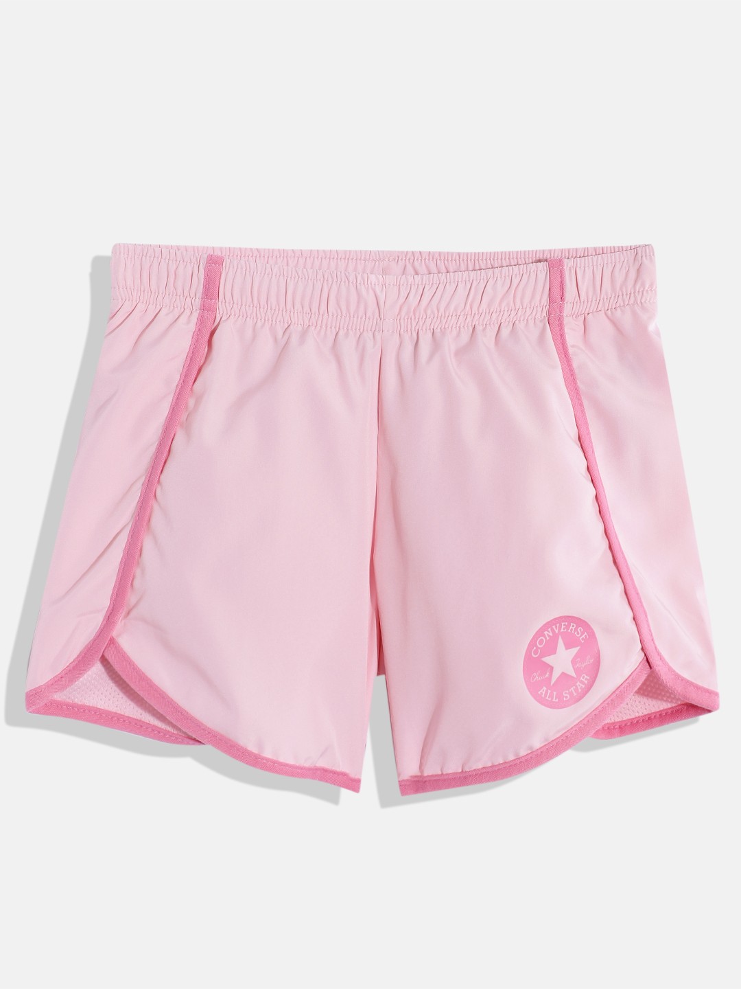 

Converse Girls Chuck Patch Core High Rise Shorts, Pink