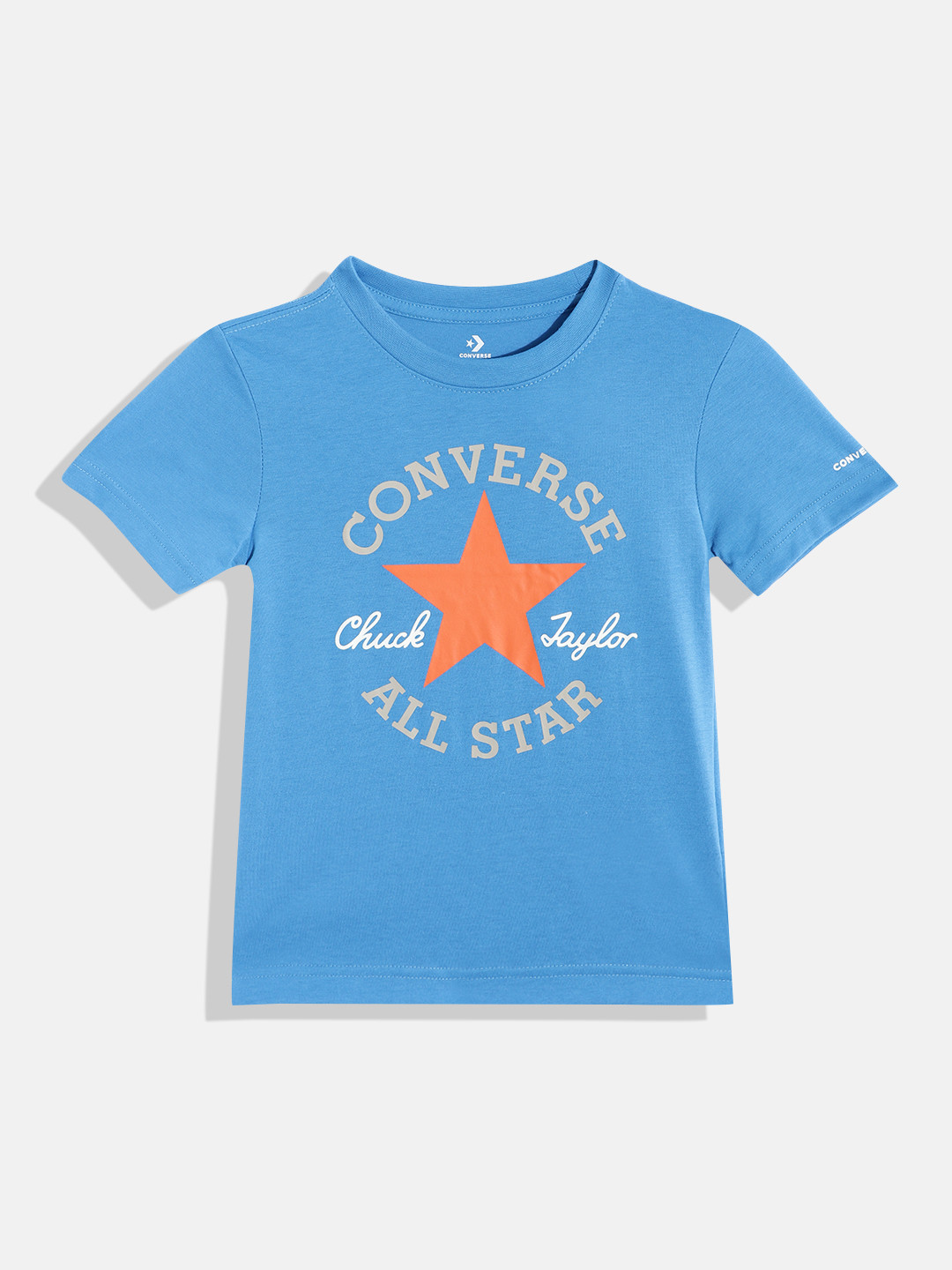 

Converse Boys Graphic Printed Relaxed Fit T-shirt, Blue