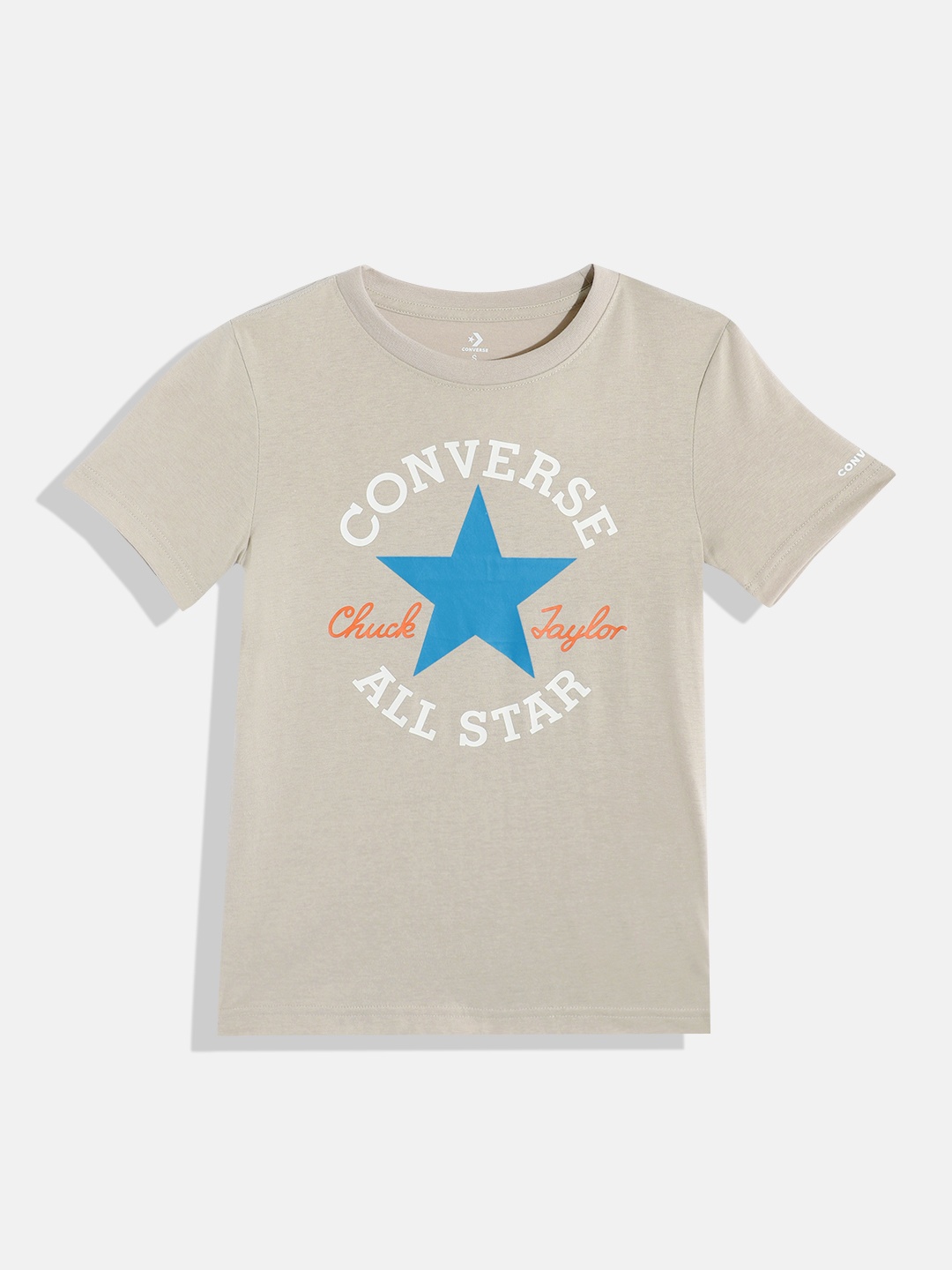 

Converse Boys Graphic Printed Relaxed Fit T-shirt, Grey