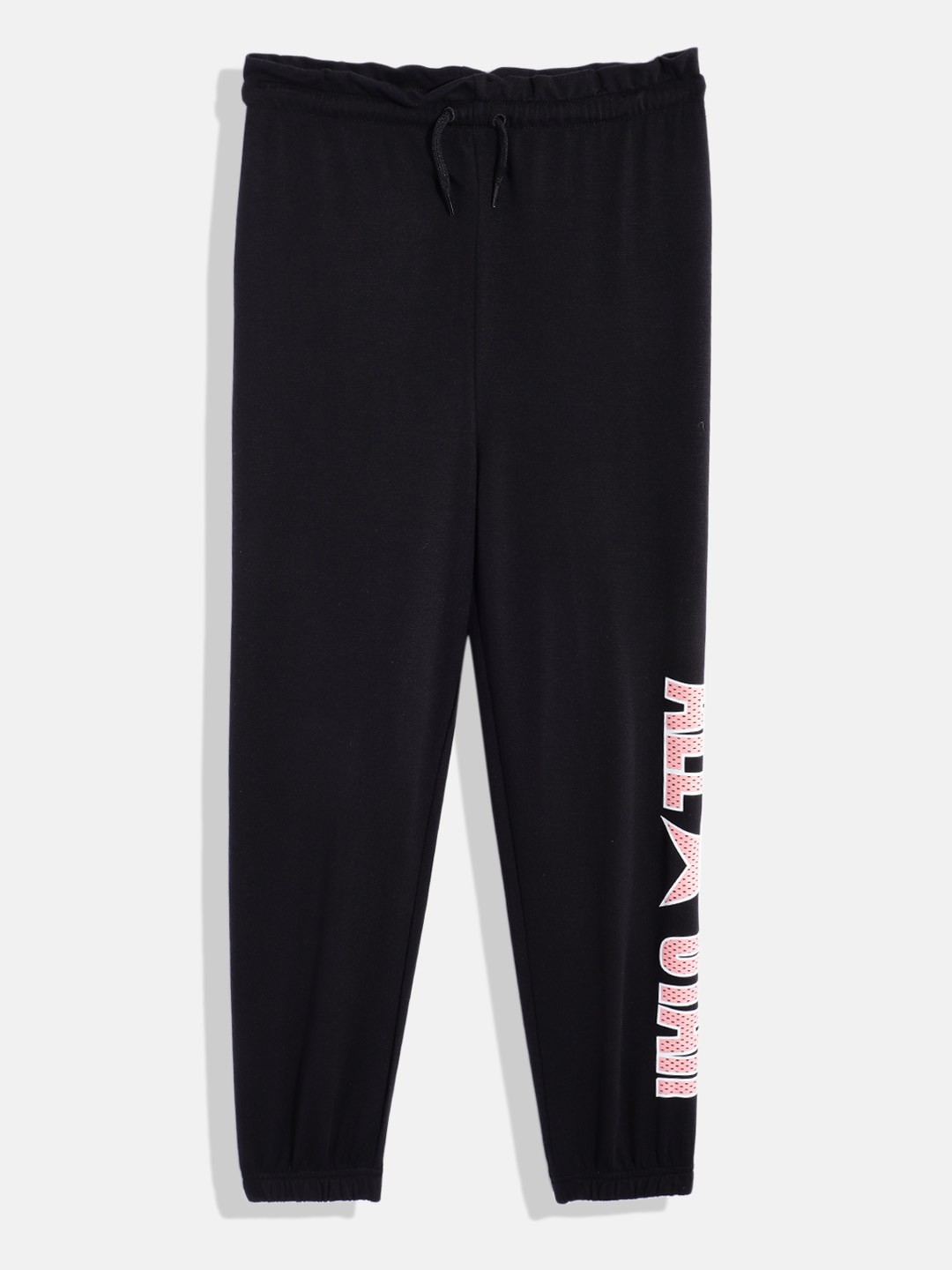 

Converse Girls CNVG High Rise Paperbag Knit P Joggers, Black