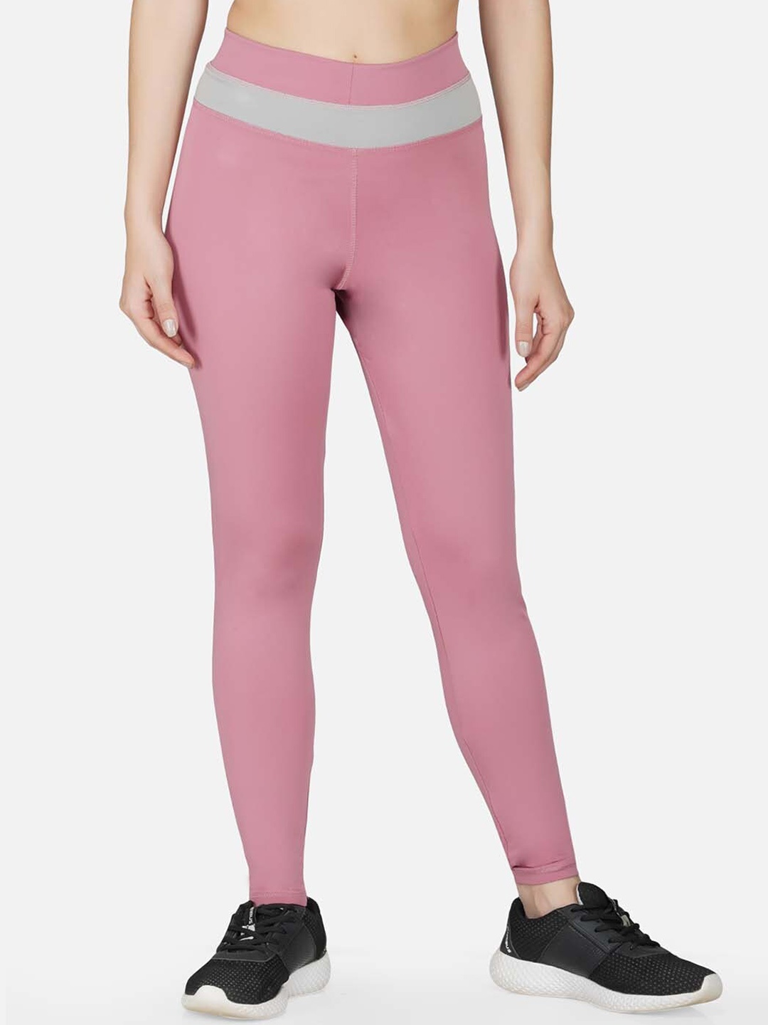 

IMPERATIVE Women High Waisted Tights, Pink
