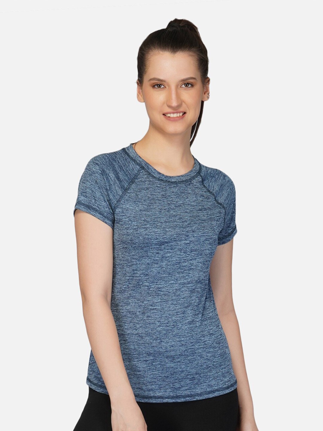 

IMPERATIVE Women Dri-FIT Raglan Sleeves T-shirt, Navy blue