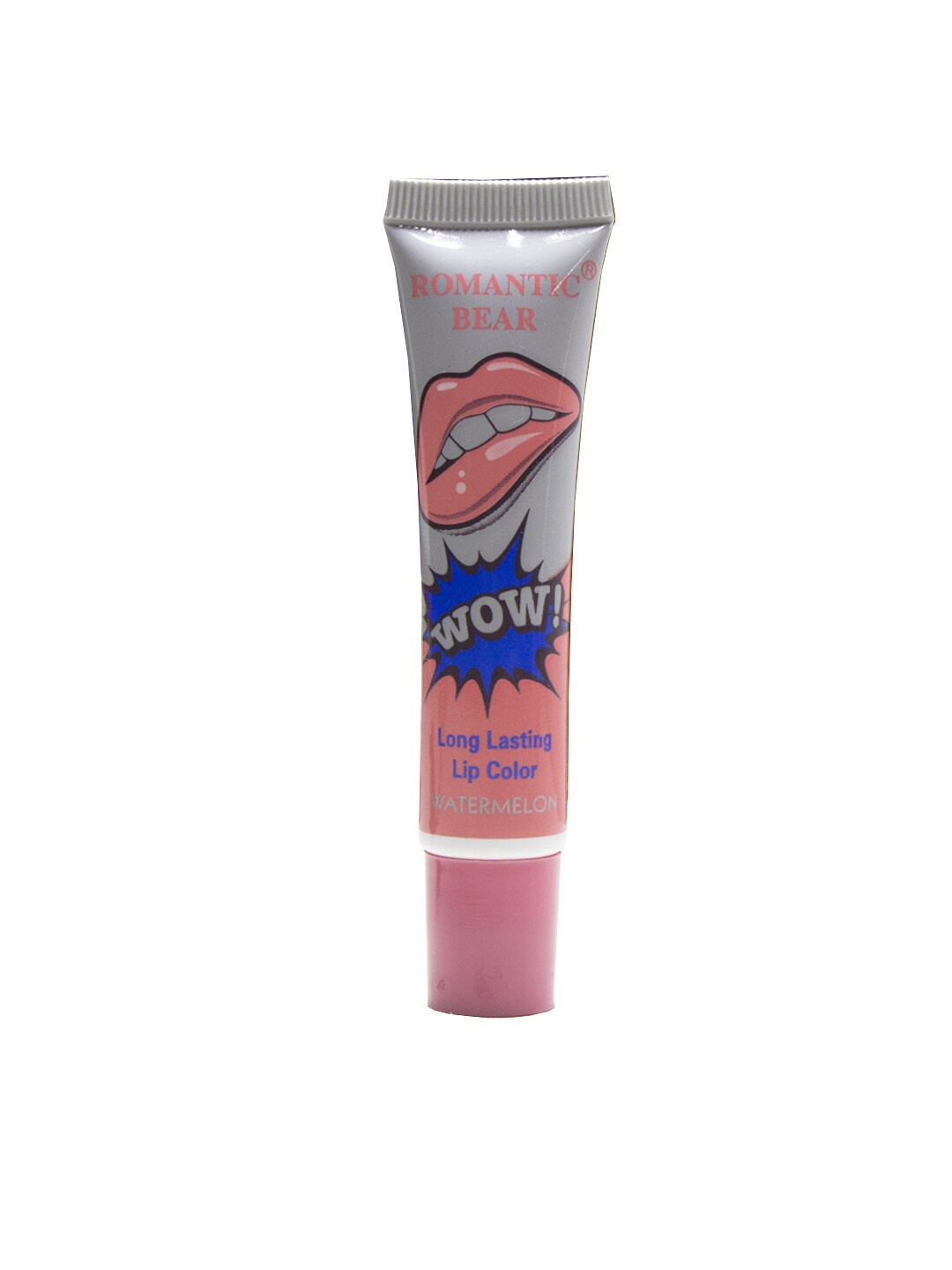 

Queue Romantic Bear Wow Long Lasting Waterproof Lip Gloss 15 gm - Watermelon, Pink