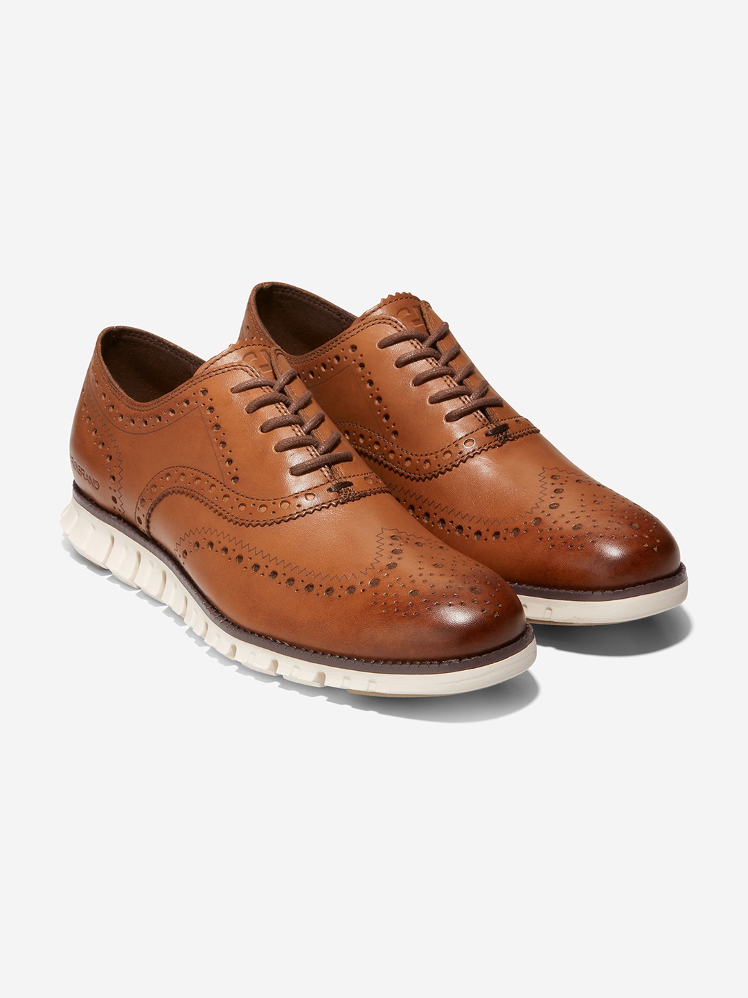 

Cole Haan TAN Men ZEROGRAND WING OX