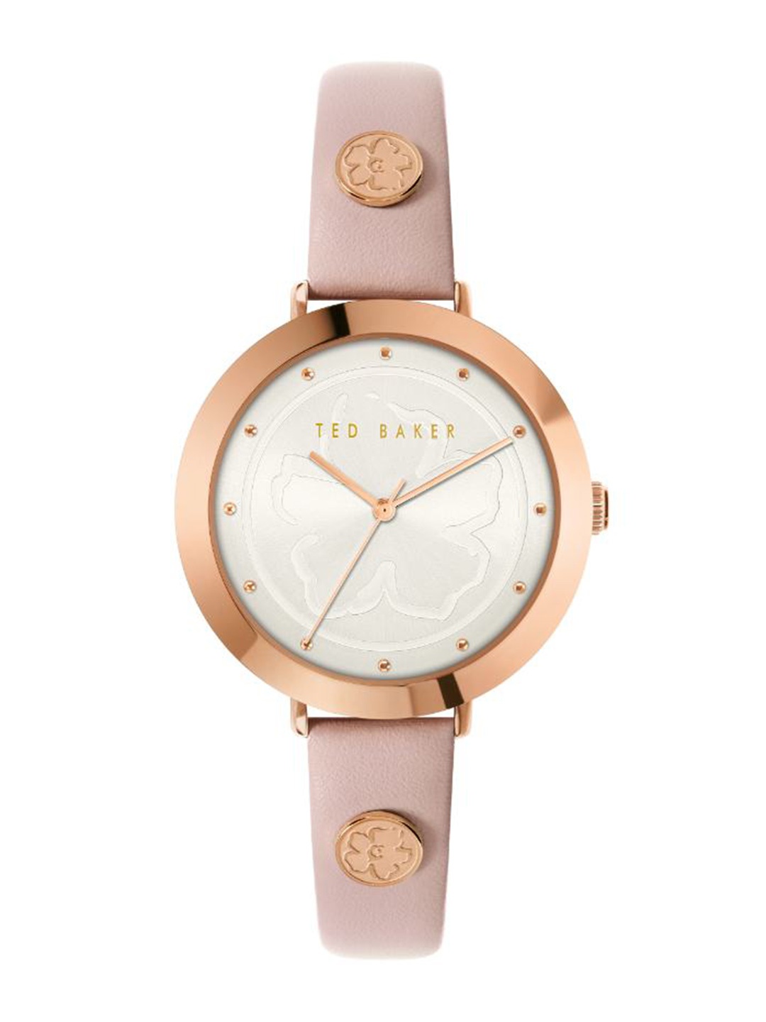 

Ted Baker Women Leather Straps Analogue Watch, Silver