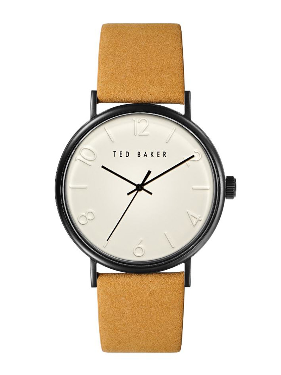 

Ted Baker Men Leather Bracelet Style Straps Analogue Watch BKPPGF111, Champagne