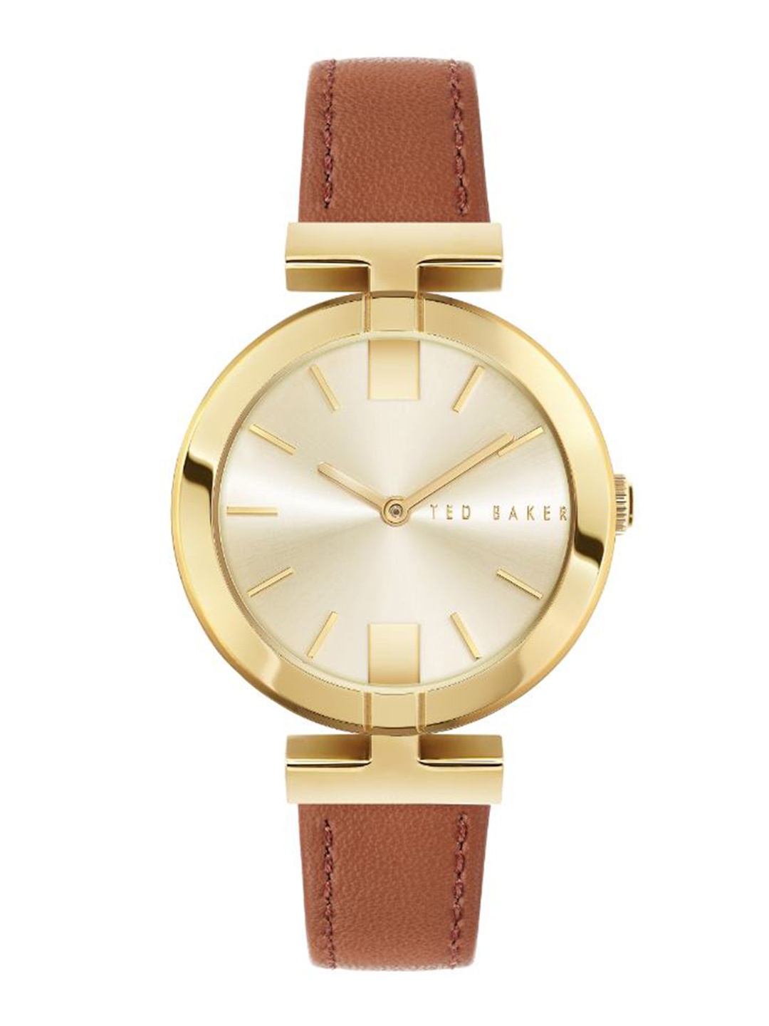 

Ted Baker Women Leather Straps Analogue Watch BKPDAF205, Gold