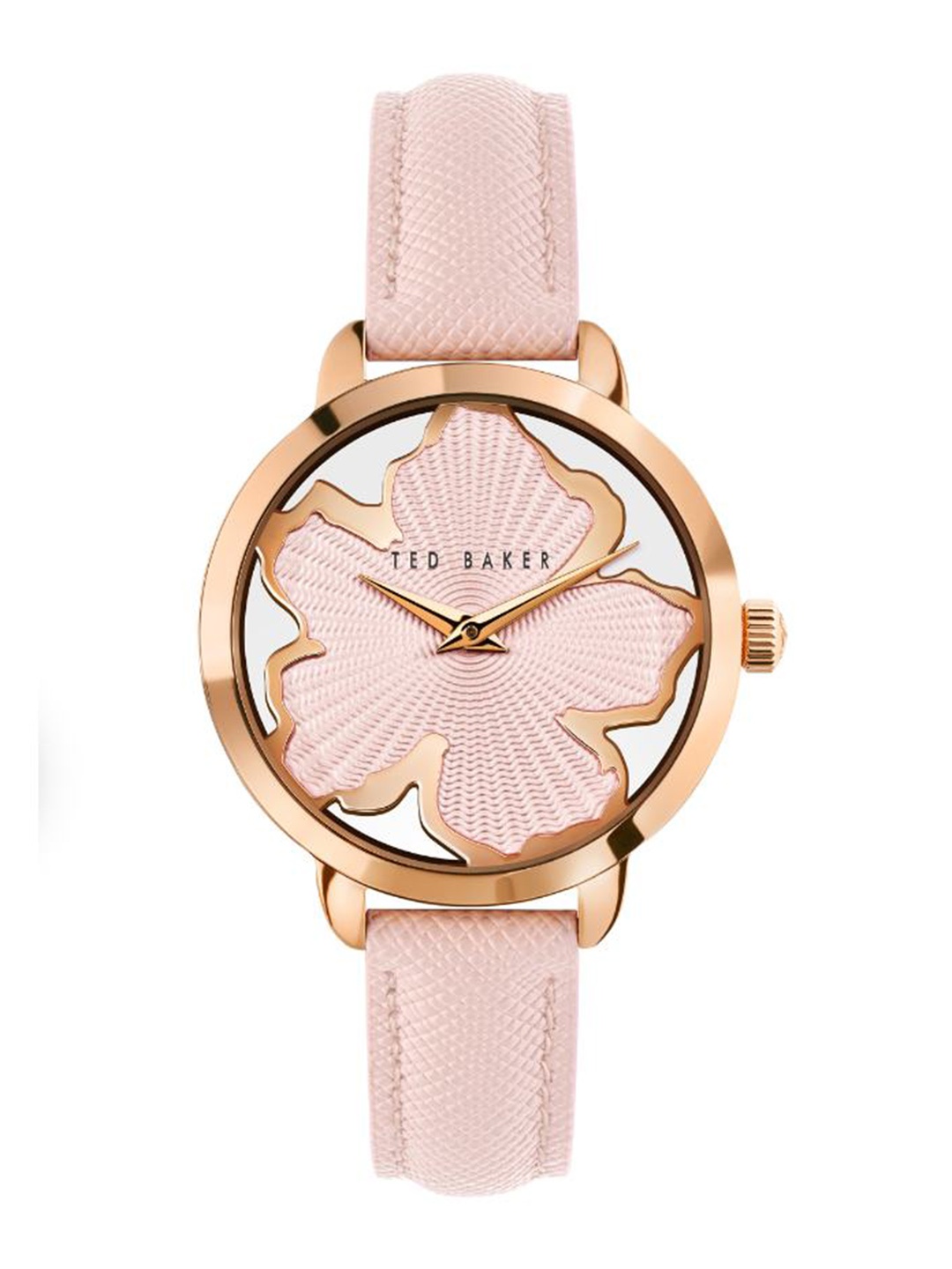

Ted Baker Women Leather Straps Analogue Watch, Pink