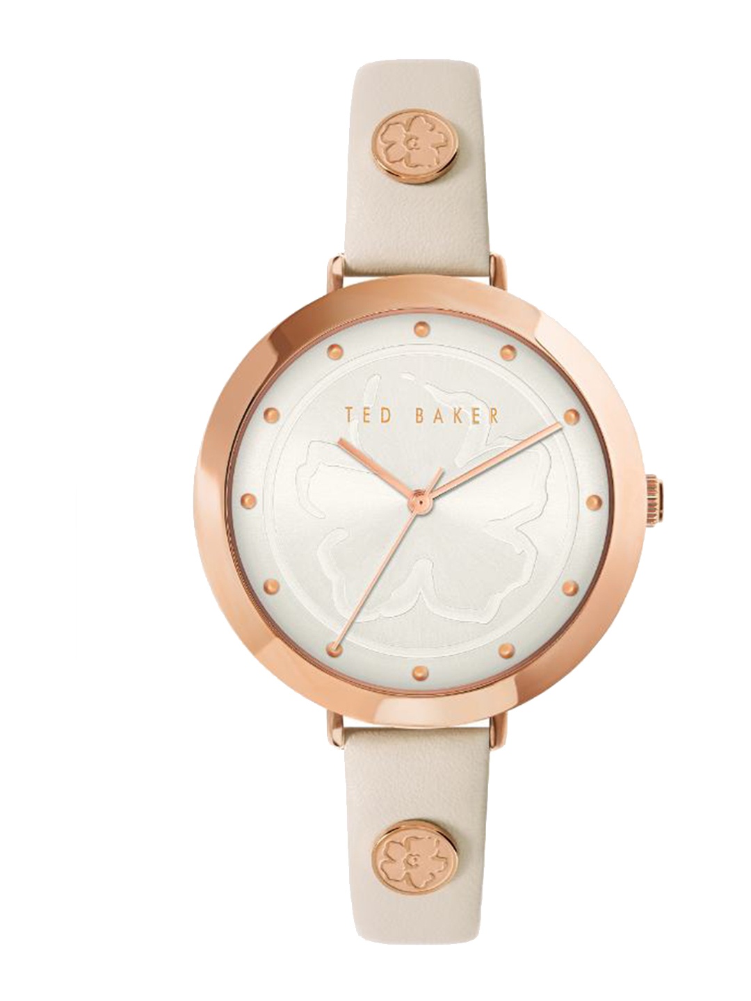 

Ted Baker Women Leather Straps Analogue Watch BKPAMS214, Champagne