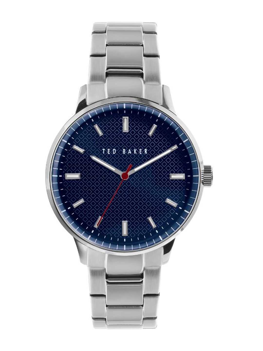 

Ted Baker Men Stainless Steel Bracelet Style Straps Analogue Watch, Blue