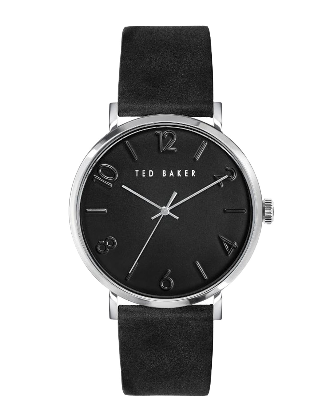 

Ted Baker Men Leather Straps Analogue Watch BKPPGF113, Black