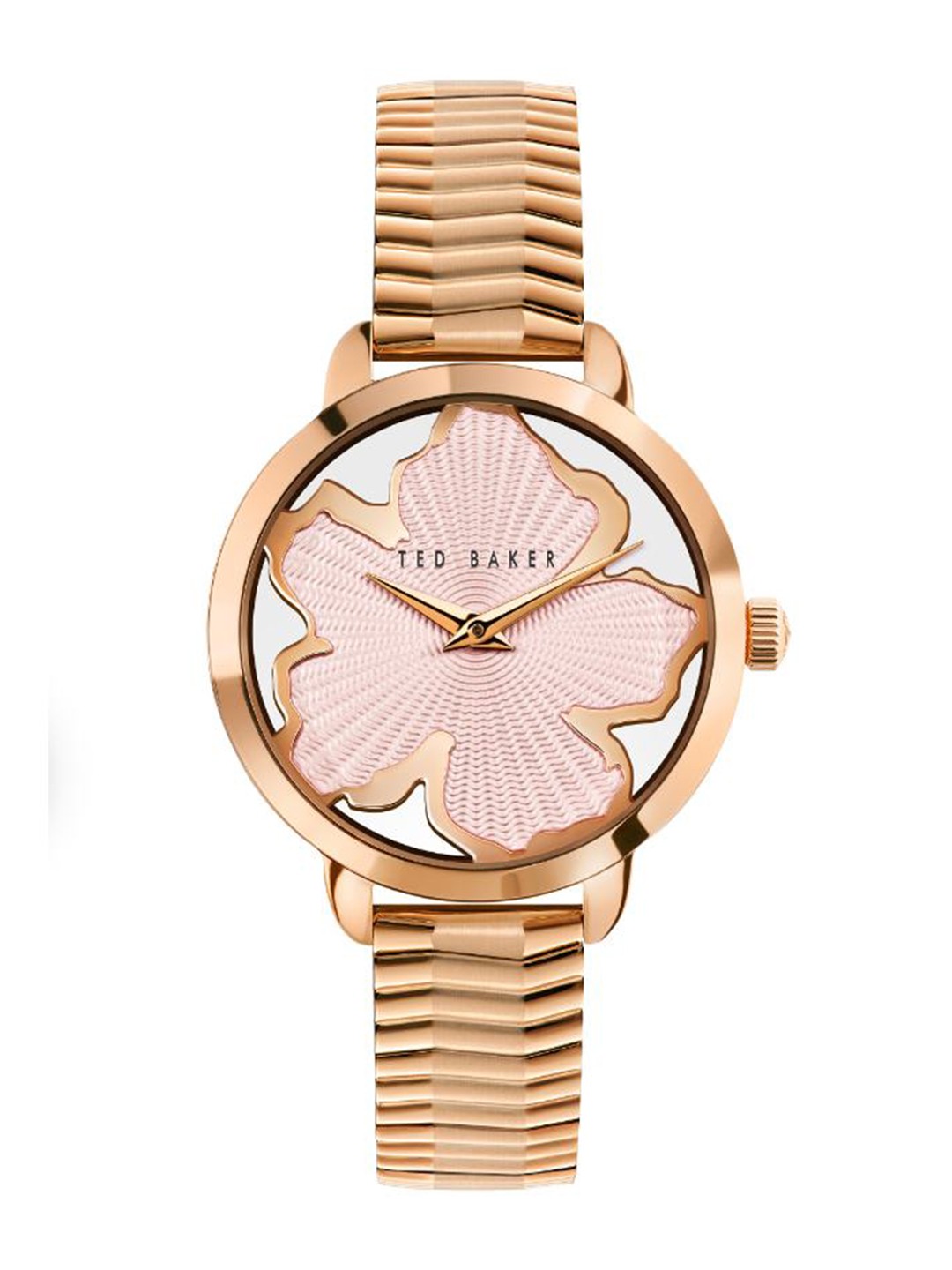 

Ted Baker Women Stainless Steel Bracelet Style Straps Analogue Watch BKPLIF202, Pink