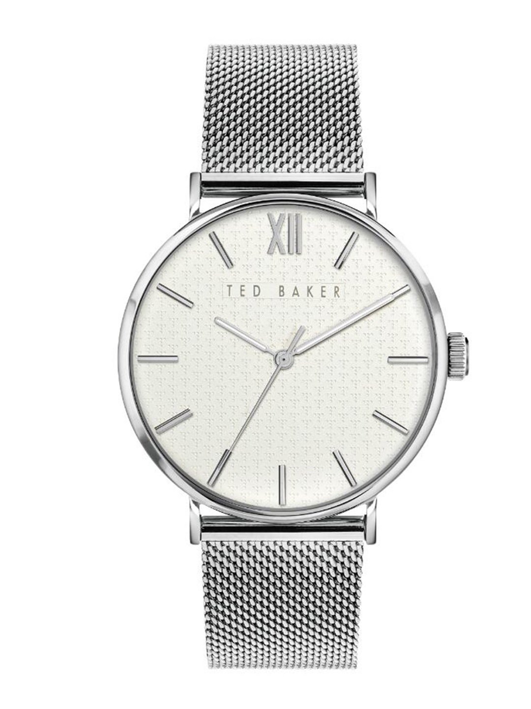 

Ted Baker Men Mother of Pearl Dial & Stainless Steel Straps Analogue Watch BKPPGS217, White