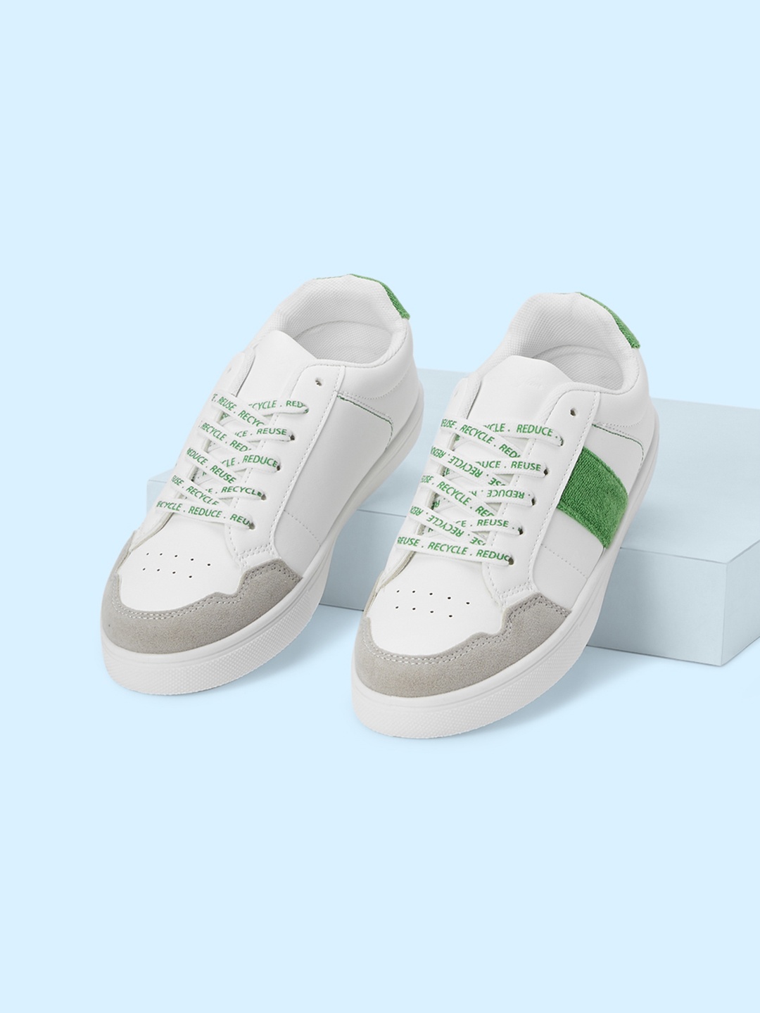 

Forever Glam by Pantaloons Women Colourblocked Sneakers, White