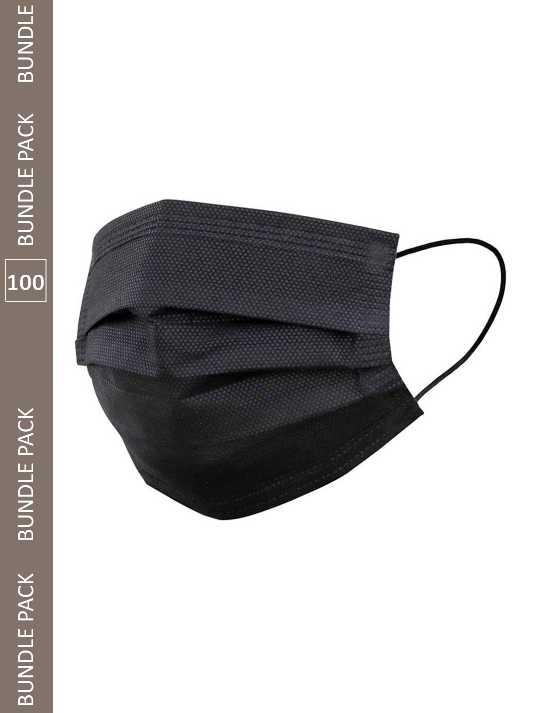 

Swiss Design 100-Pcs Surgical Face Mask, Black