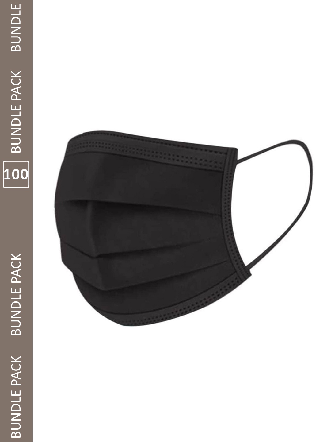 

Swiss Design Pack Of 100 Surgical Face Mask, Black