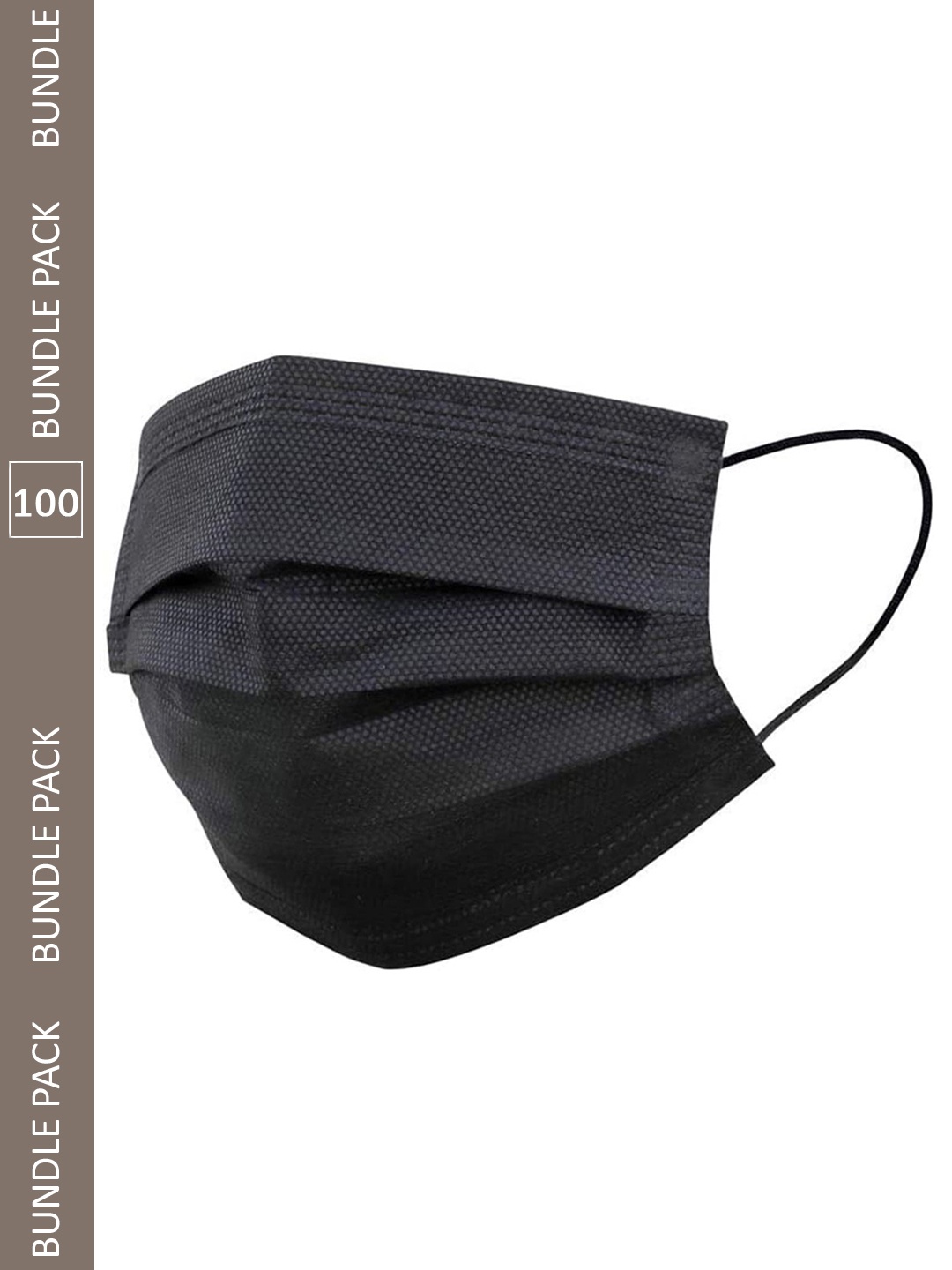 

Swiss Design 100-Pcs Surgical Face Mask, Black