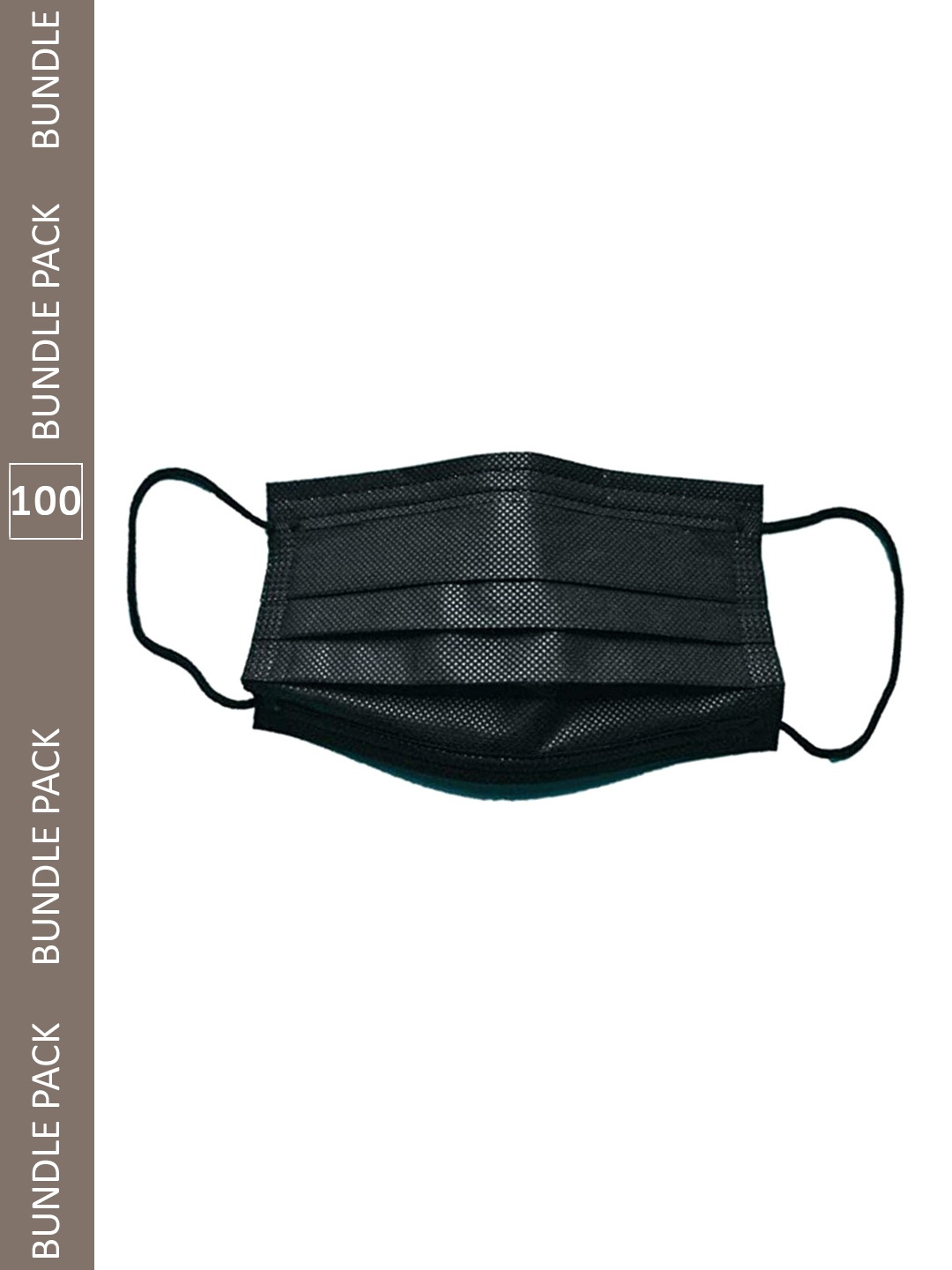 

Swiss Design Pack Of 100 Surgical Face Mask, Black