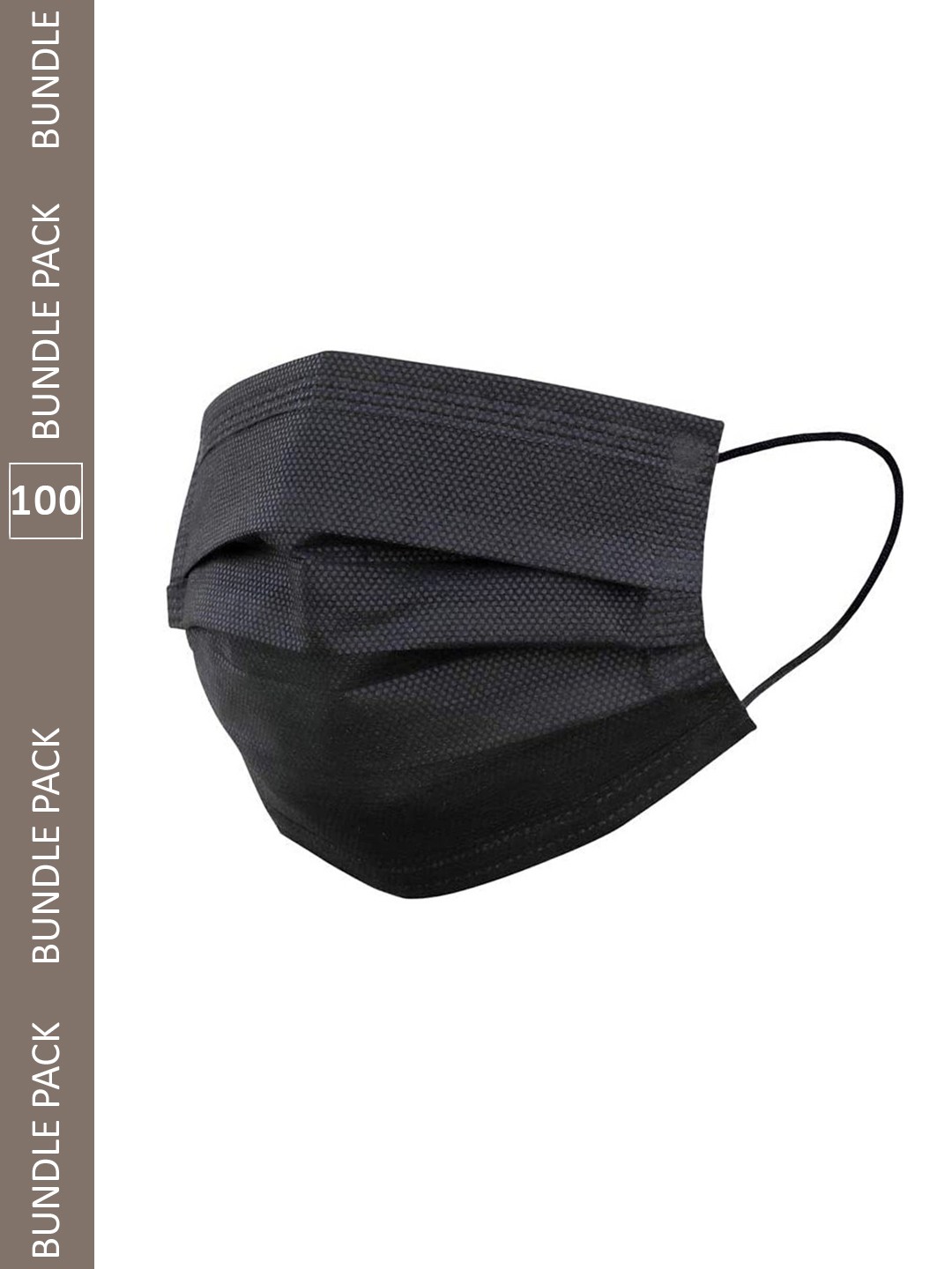 

Swiss Design 100-Pcs Surgical Face Mask, Black