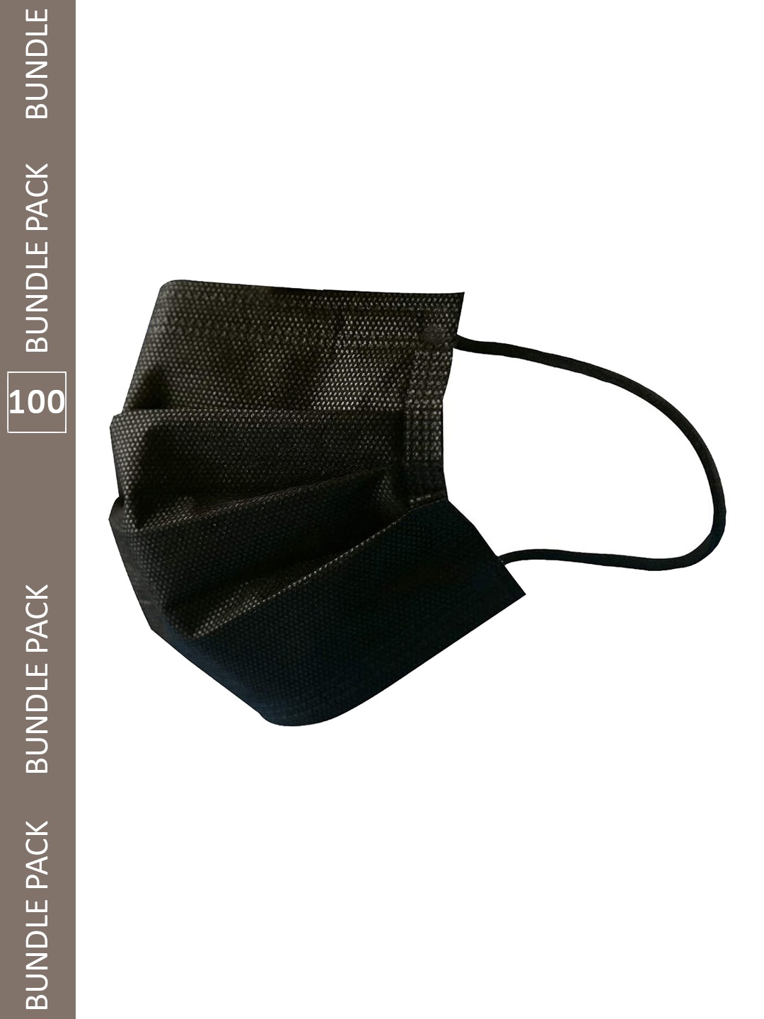 

Swiss Design Pack Of 100 Surgical Face Mask, Black