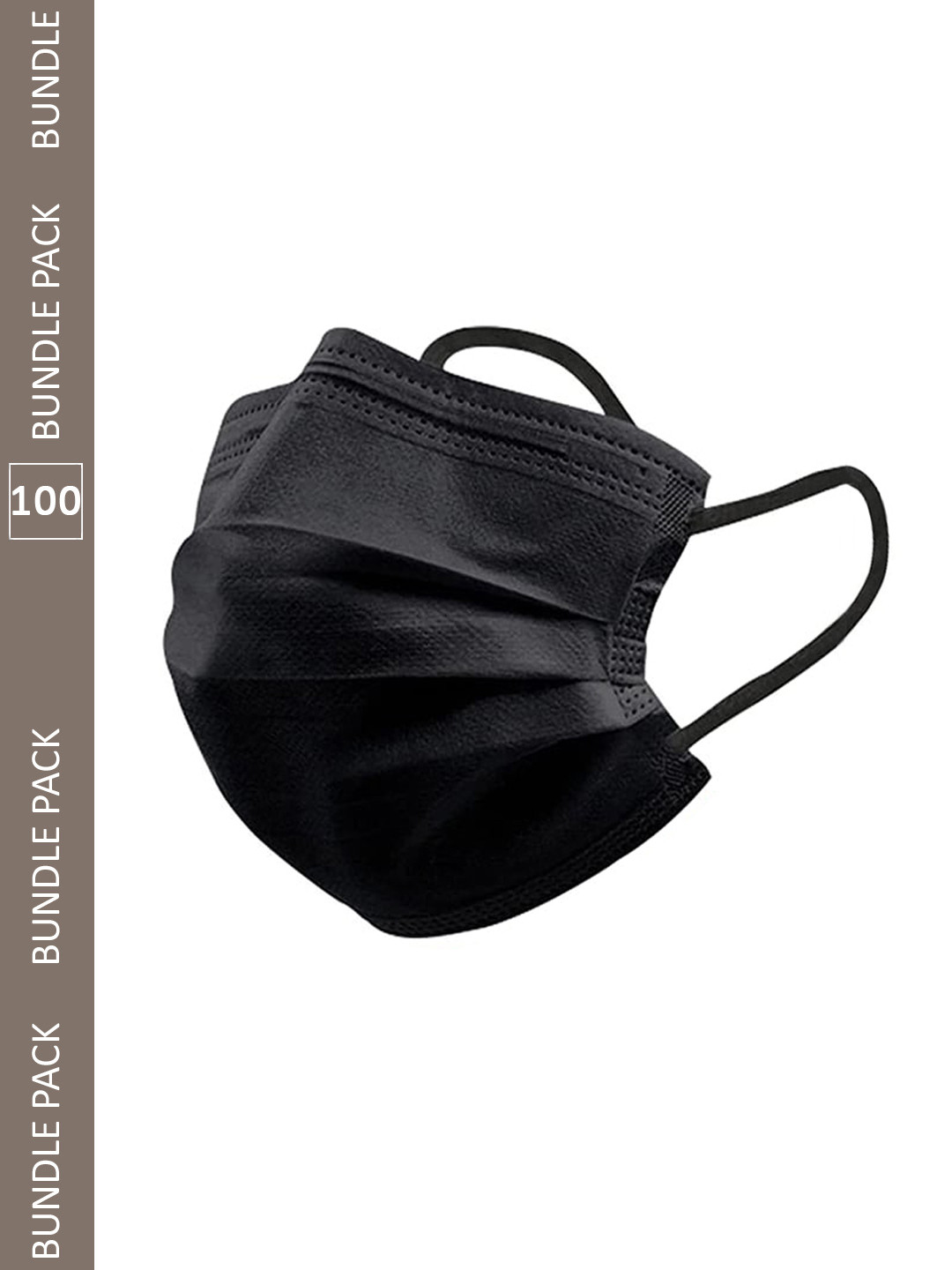 

Swiss Design 100-Pcs Surgical Face Mask, Black