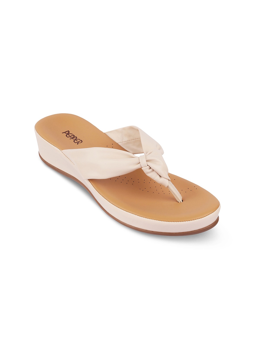 

PEPPER T-Strap Comfort Heels, Cream