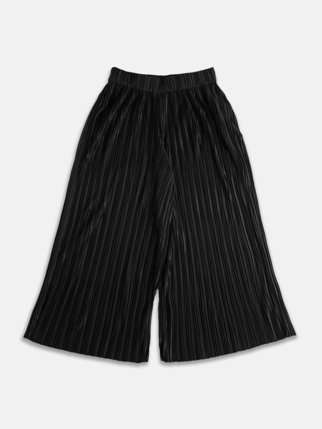 

Pantaloons Junior Girls Cotton Palazzos, Black