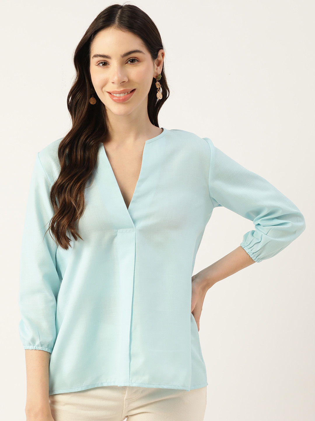 

Off Label Solid Top, Blue