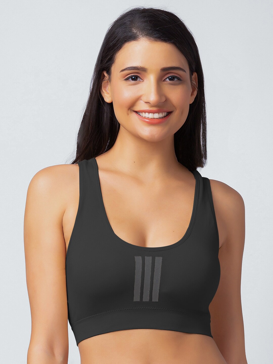 

FashionRack Non-wired Anti odour Cotton Bra, Black