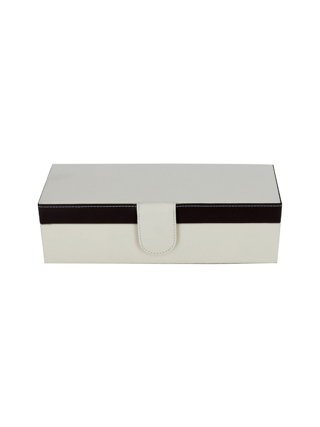 

Leather World Beige 4 Slots Watch Organiser Box