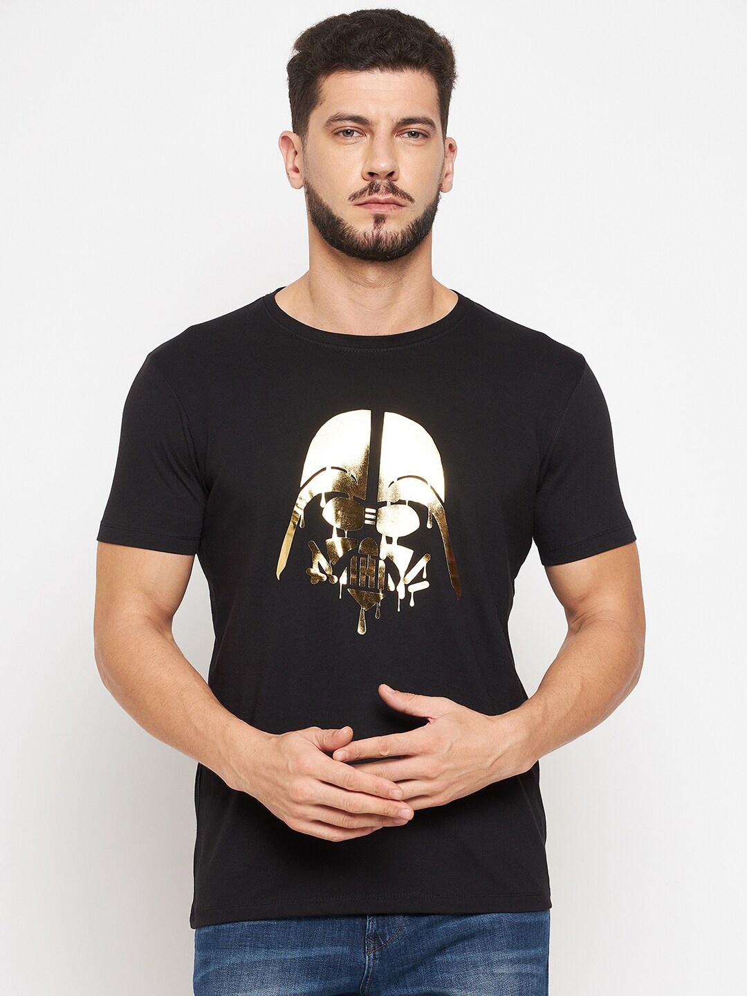 

Star Wars by Wear Your Mind Men Graphic Printed T-shirt, Black