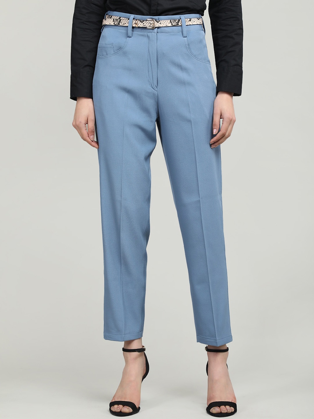 

Dlanxa Women Regular Fit Formal Trouser, Blue