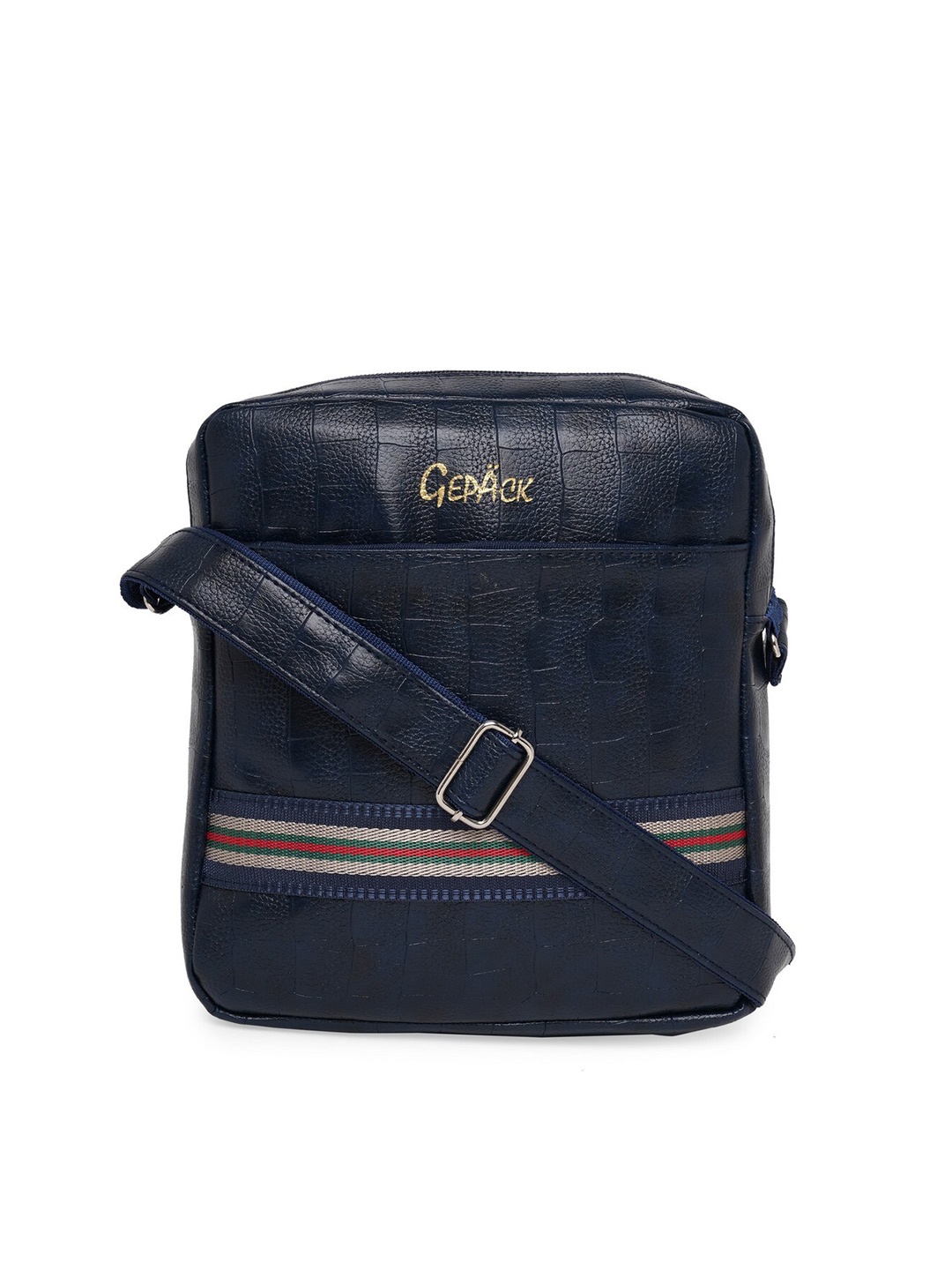 

GEPACK Textured Messenger Bag, Navy blue