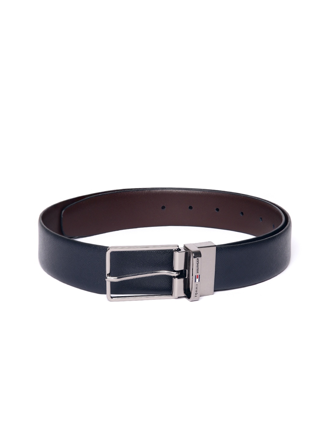 

Tommy Hilfiger Men Leather Belt, Navy blue