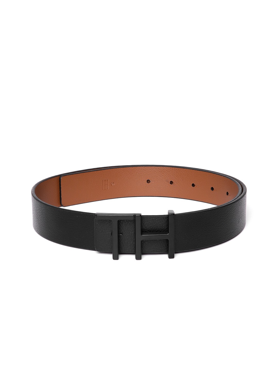 

Tommy Hilfiger Men Textured Leather Belt, Black