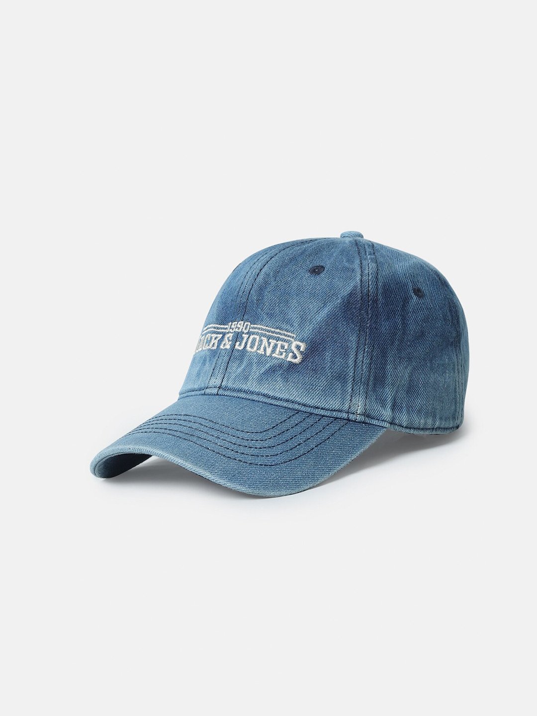 

Jack & Jones Men Embroidered Baseball Cotton Sports Cap, Blue