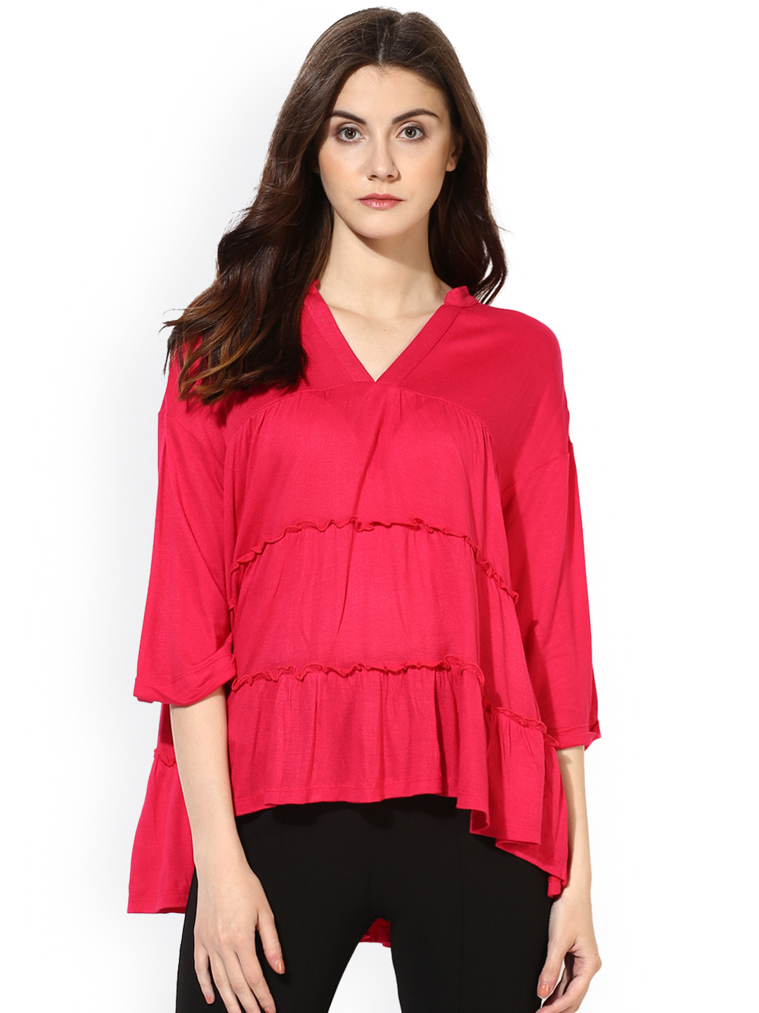 

Kazo Women Pink Solid Top