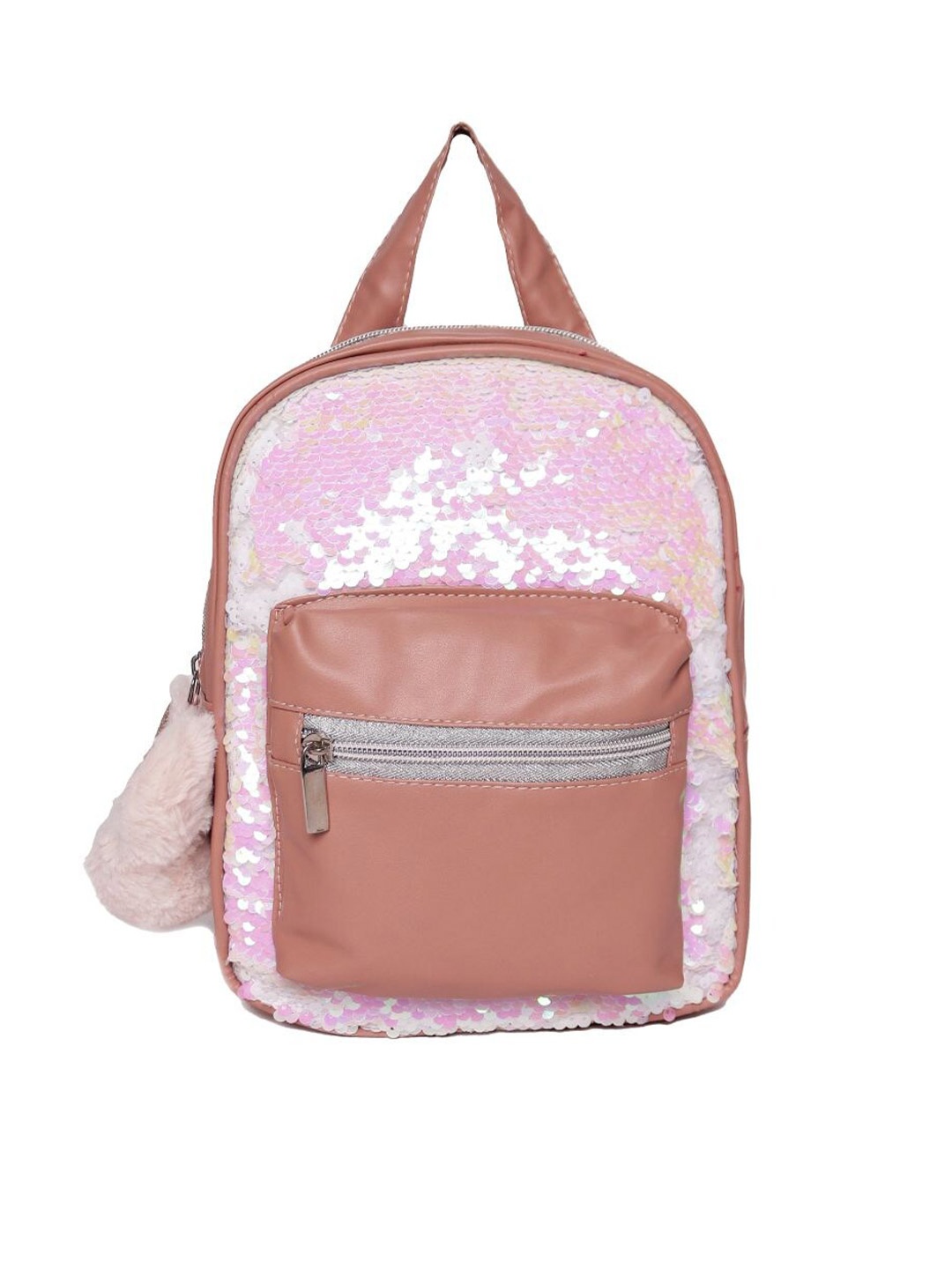 

ASTRID Girls Embellished Sequinned Backpack, Pink