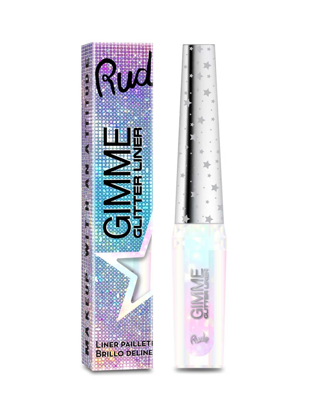 

Rude Cosmetics Gimme Glitter Smudge-Proof Eyeliner 2.8 g - Prism, White