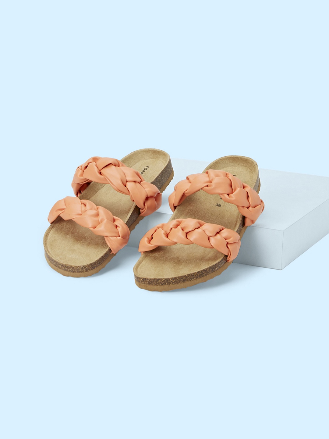 

Forever Glam by Pantaloons Women Open Toe Flats, Orange
