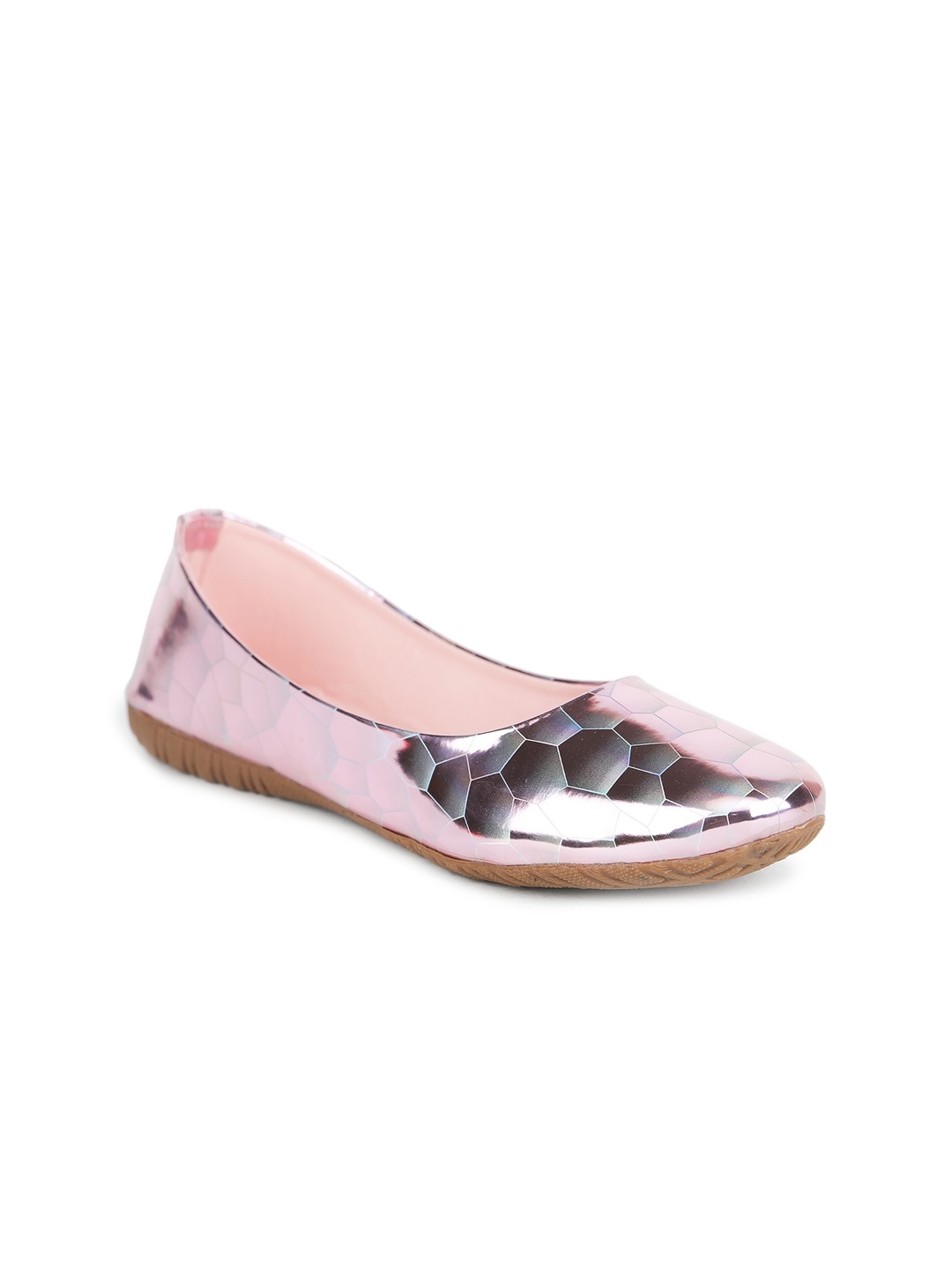 

Moonwalk Women Printed Ballerinas, Pink